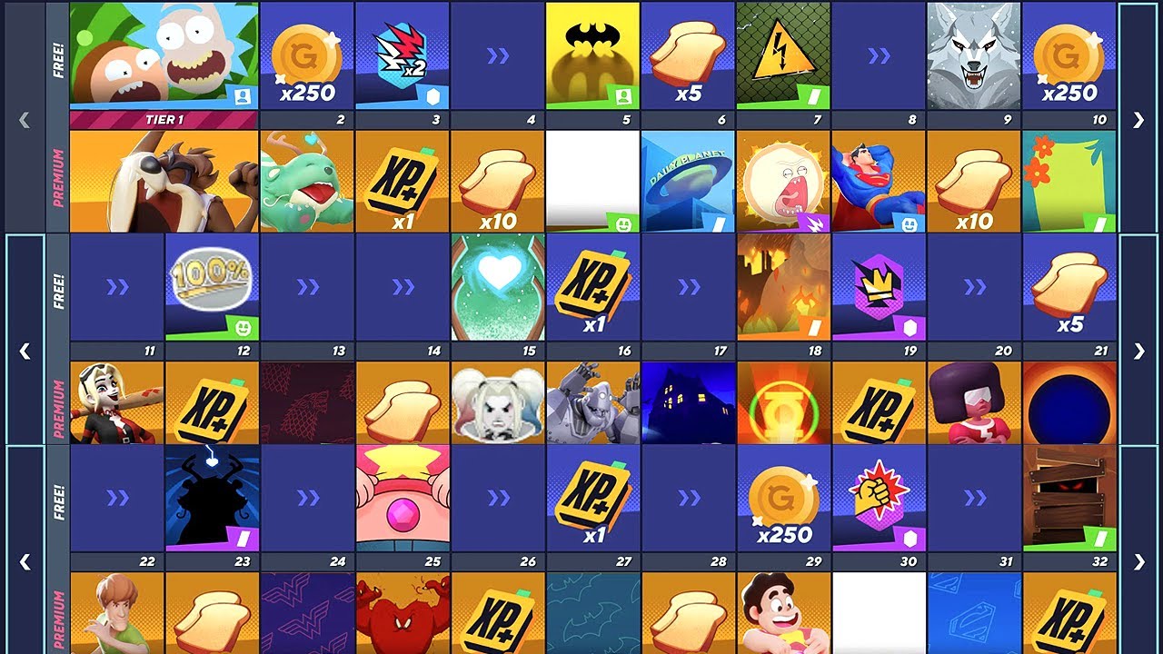 Full Battle Pass for MultiVersus SEASON 1