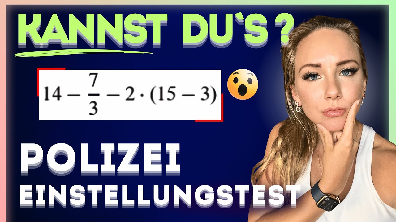 🚓🚓 SCHAFFST DU Polizei Einstellungstest Aufgaben? Matrizen, Mathe und Logik
