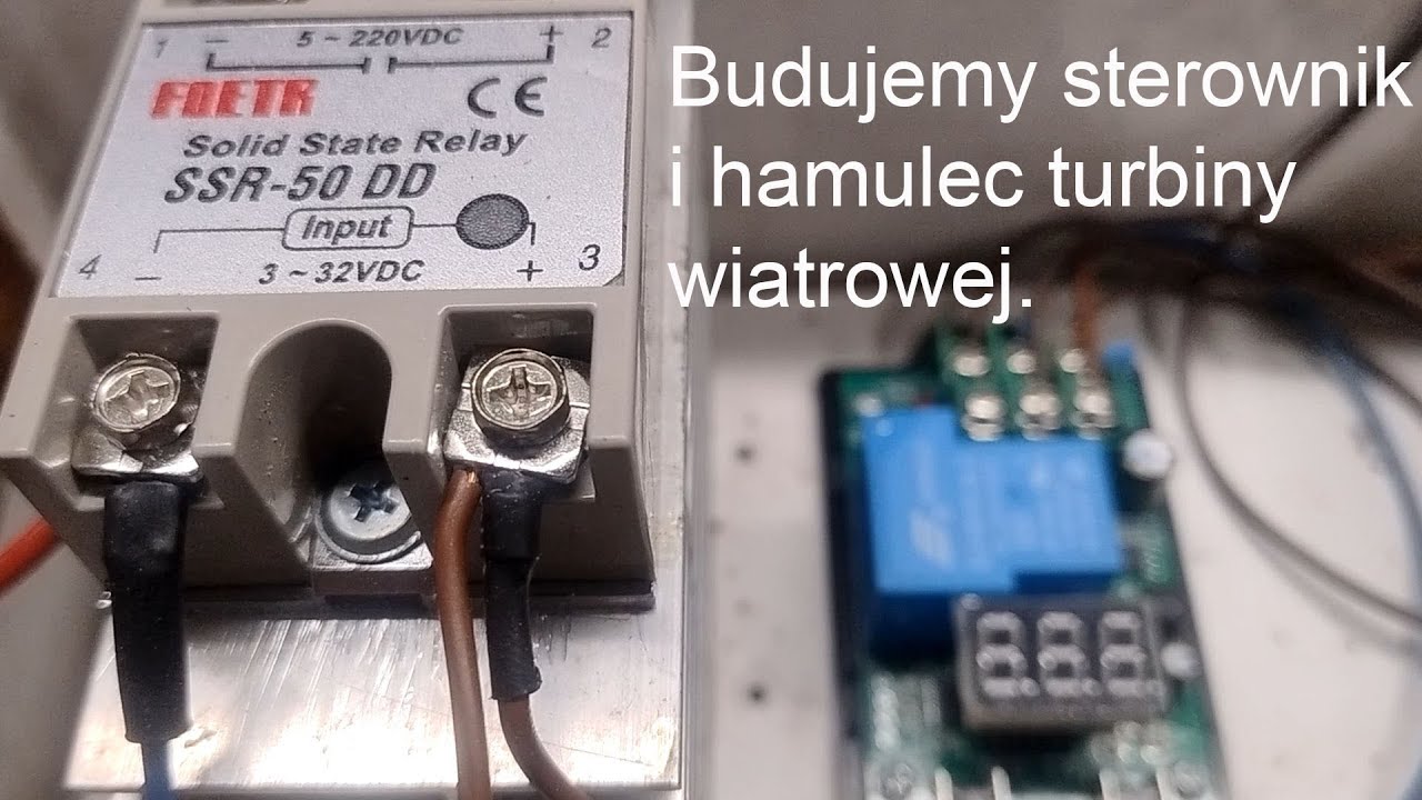 Budujemy sterownik i hamulec turbiny wiatrowej.
