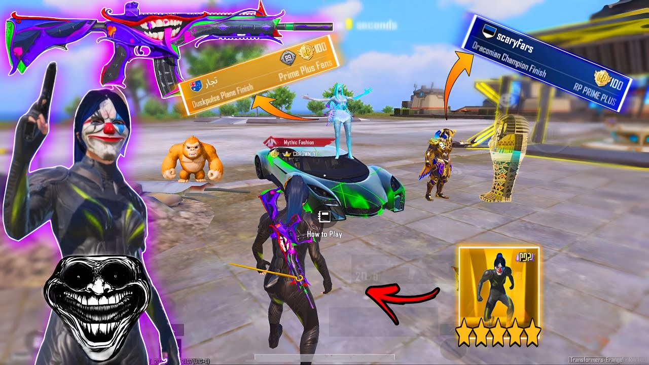 😍PUBG Mobile Joker Power🔥Mythic Fashion & Prime Plus Skins😎SAMSUNG, A7, A8,J4,15,J6,17,J2,J3,XS, A3