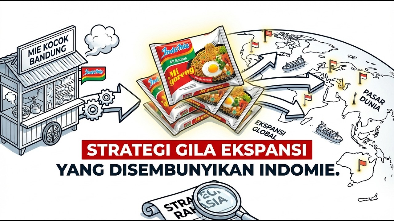 Sejarah Indomie: Dari Produk Lokal Menjadi Penguasa Mie Instan Dunia.