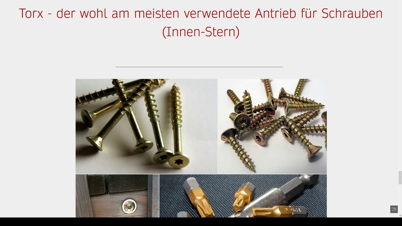 Schraubenantriebe