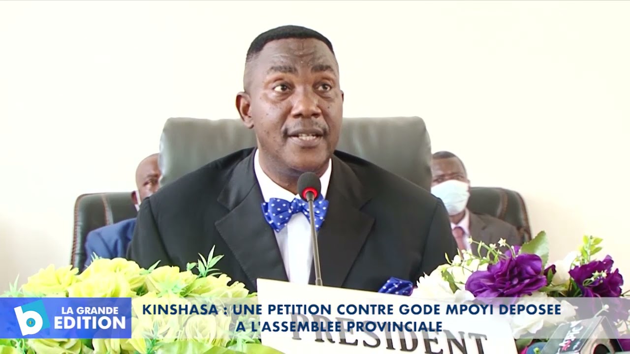 Kinshasa: Une pétition contre Gode Mpoyi déposée à l’Assemblée provinciale
