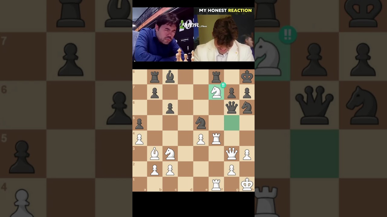 Brilliant Knight Sacrifice. 😮✨ #chess