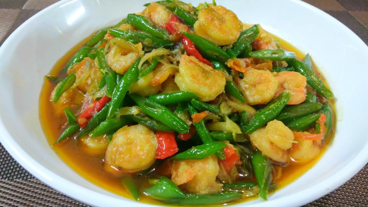 Tumis Buncis Udang Saus Tiram || Wajib coba, pasti ketagihan!!!