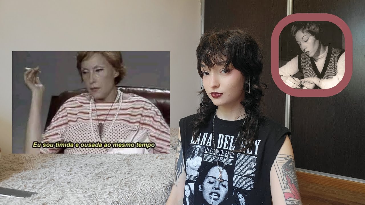 hablando sobre clarice lispector y leyendo algunos fragmentos de sus libros