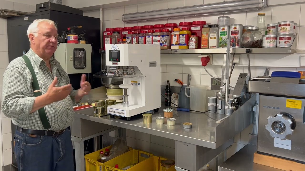 Dosenverschließmaschine BROWIs Tischmaschine