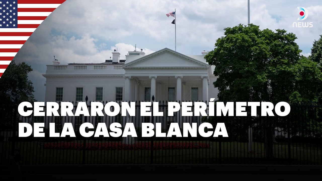 🚨 Una camioneta forzó las barreras de seguridad de La Casa Blanca | DNews