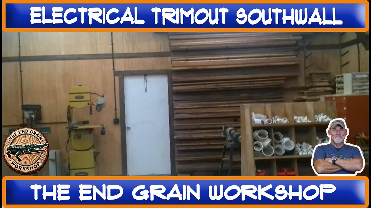 Electrical Trim out and mini shop tour - The End Grain Workshop