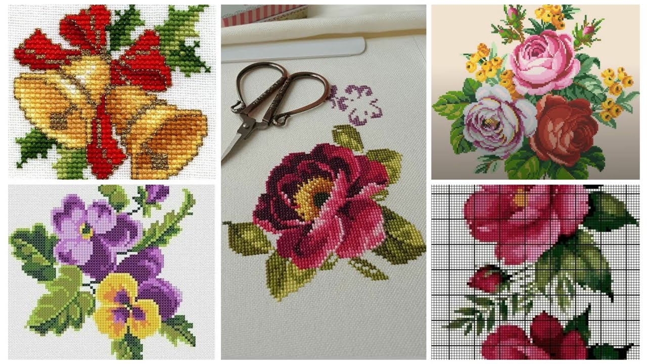 Hermoso y próximo patrón de punto de cruz de moda 