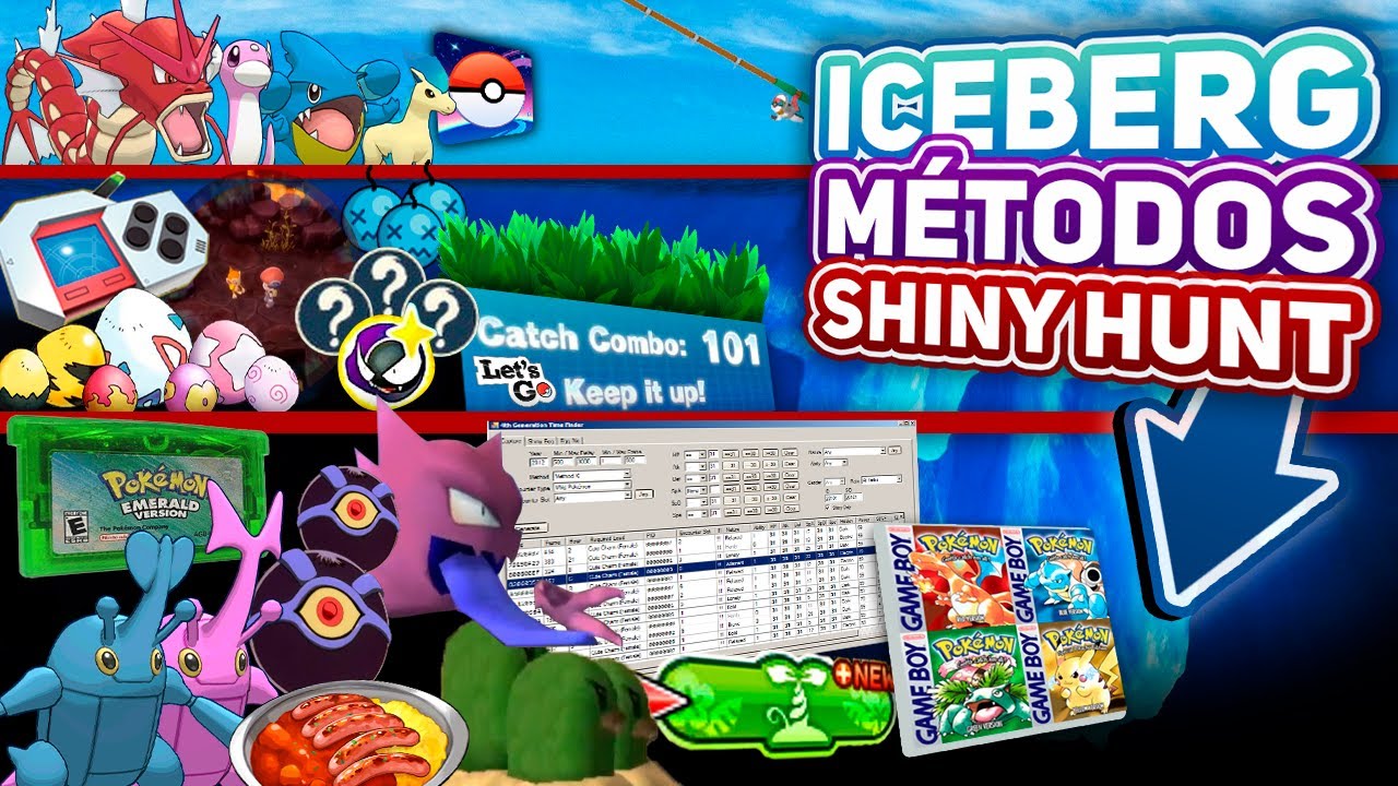 O Iceberg de SHINY HUNT em Pokémon!