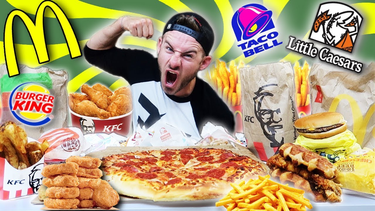 THE $50 FAST FOOD CHALLENGE! (9,000+ CALORIES)