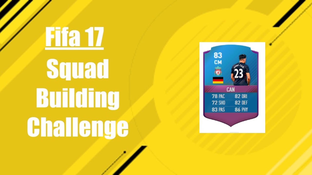 Fifa 17 - Squad Building Challenges | Emre Can!!