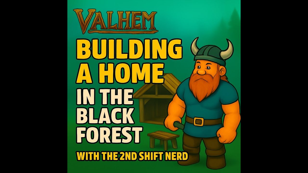 Surviving 600+ Days in Valheim: Building a nestled away home in the Black Forest