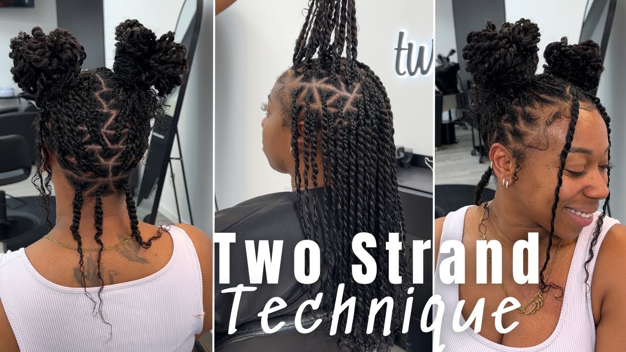 Learn our two strand twists technique!