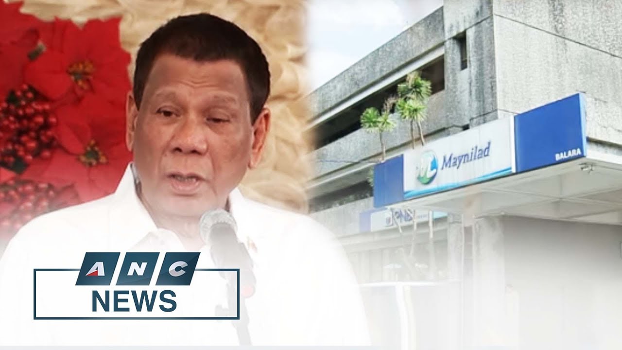 Duterte threatens military takeover of Metro Manila water distribution | Business Nightly
