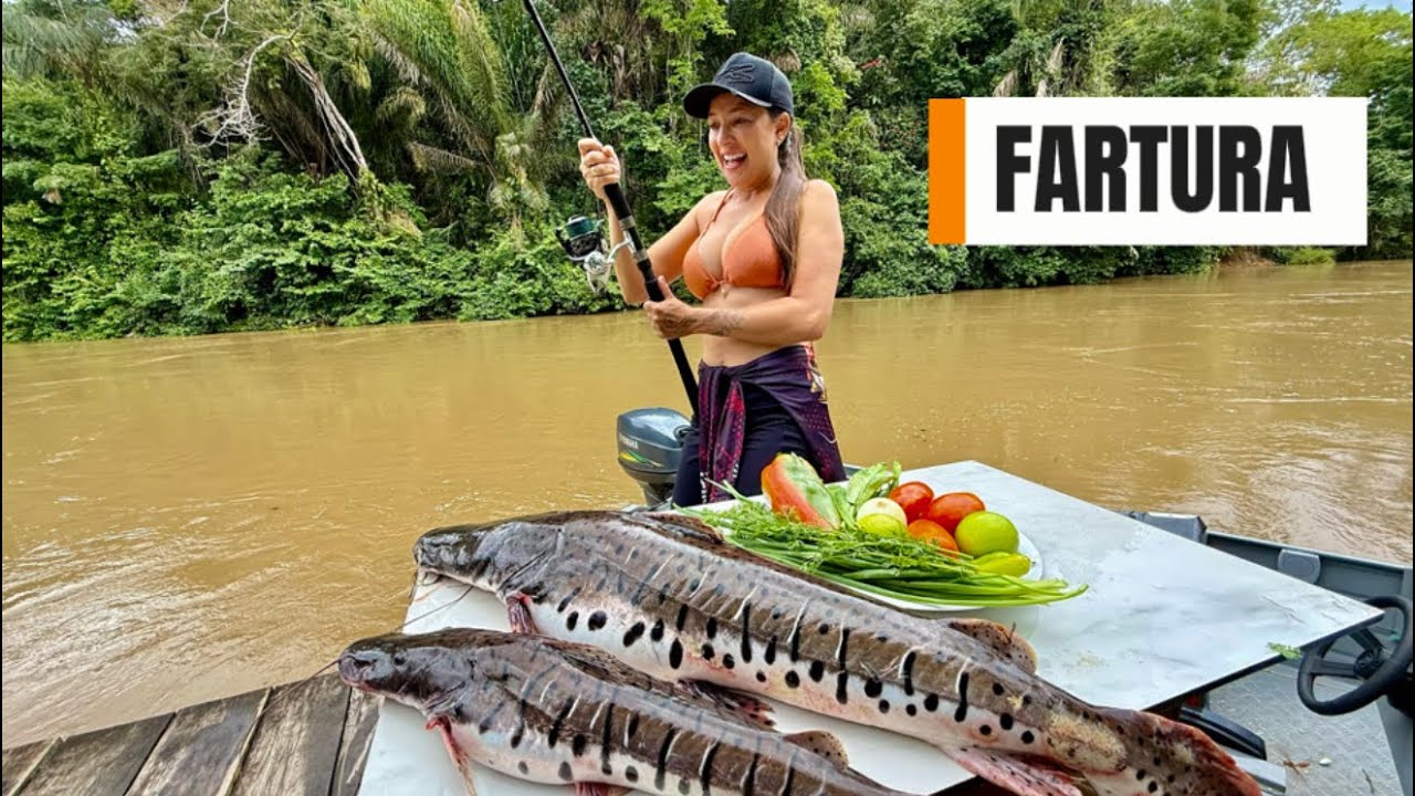 PESCARIA DE SURUBINS E TEVE UMA MOQUECA PERFEITA 