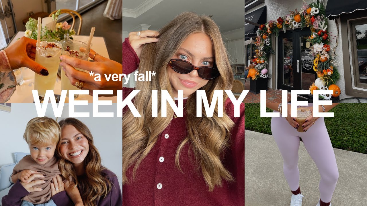 WEEKLY *fall* VLOG: baking, new hair, milk books unboxing, mom in town!!