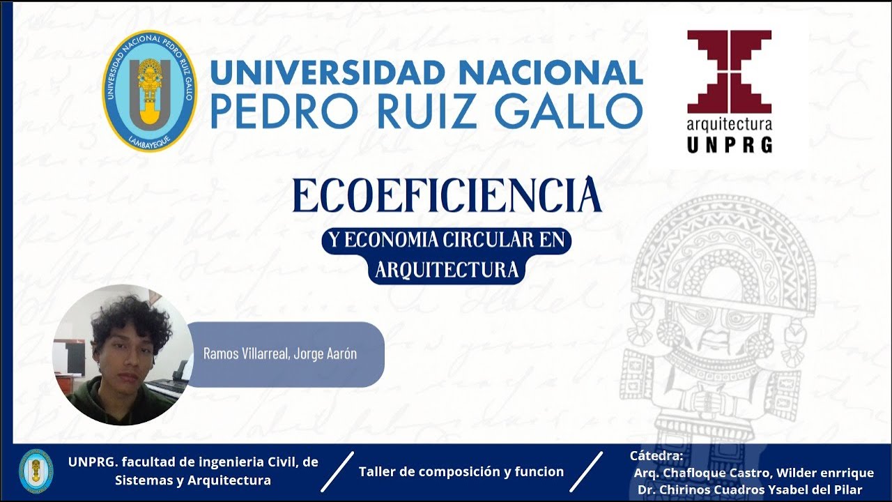ECOEFICIENCIA Y ECONOMÍA CIRCULAR EN LA ARQUITECTURA