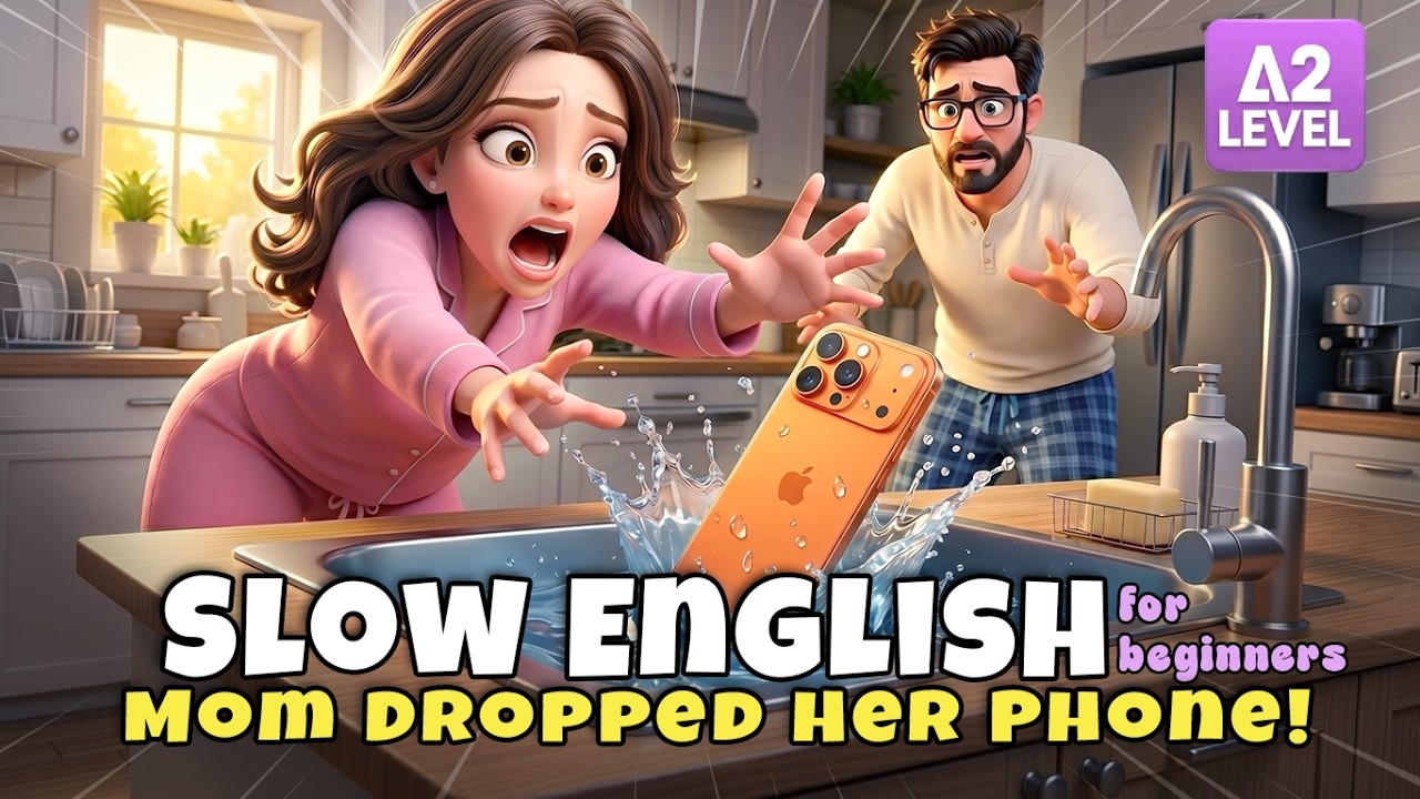 Oh No! Mom&rsquo;s Phone Is Broken! | English Listening Story Compilation for Beginners (A1&ndash;A2 Level)