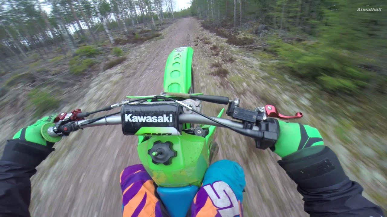 Kawasaki KX500 GoPro Trails Ride