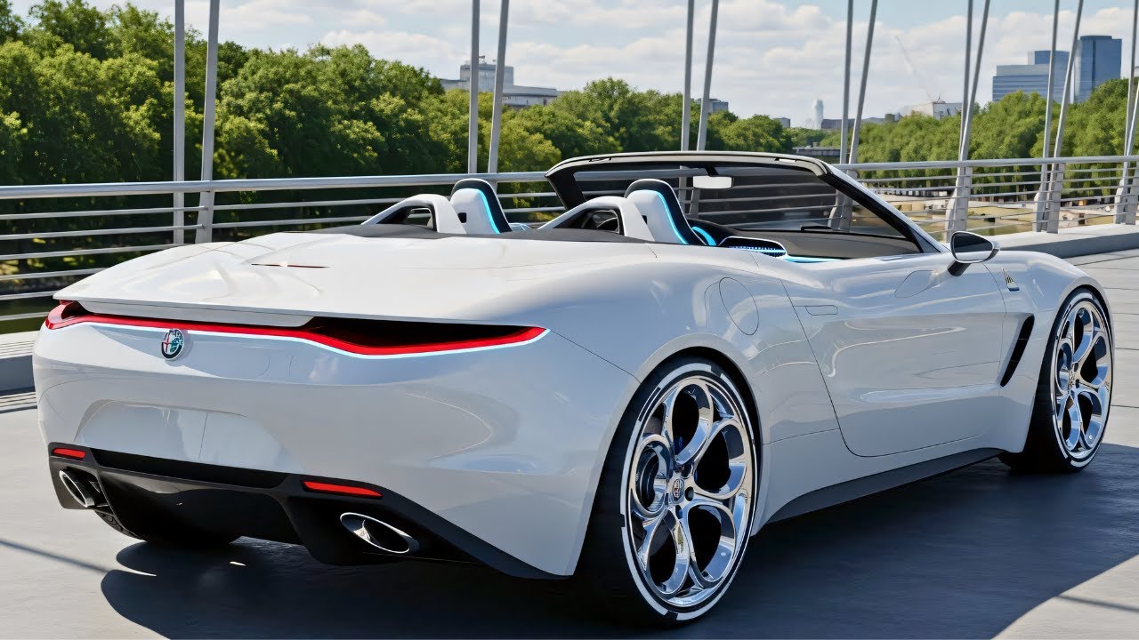 Alfa Romeo Spider 2026 года уже в продаже... и выглядит он просто потрясающе...