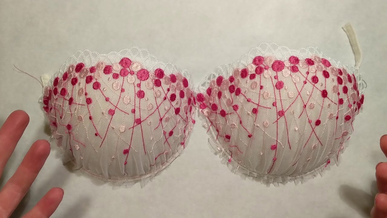 voorgevormde cups bekleden  les 5: Het patroon voor het framewerk