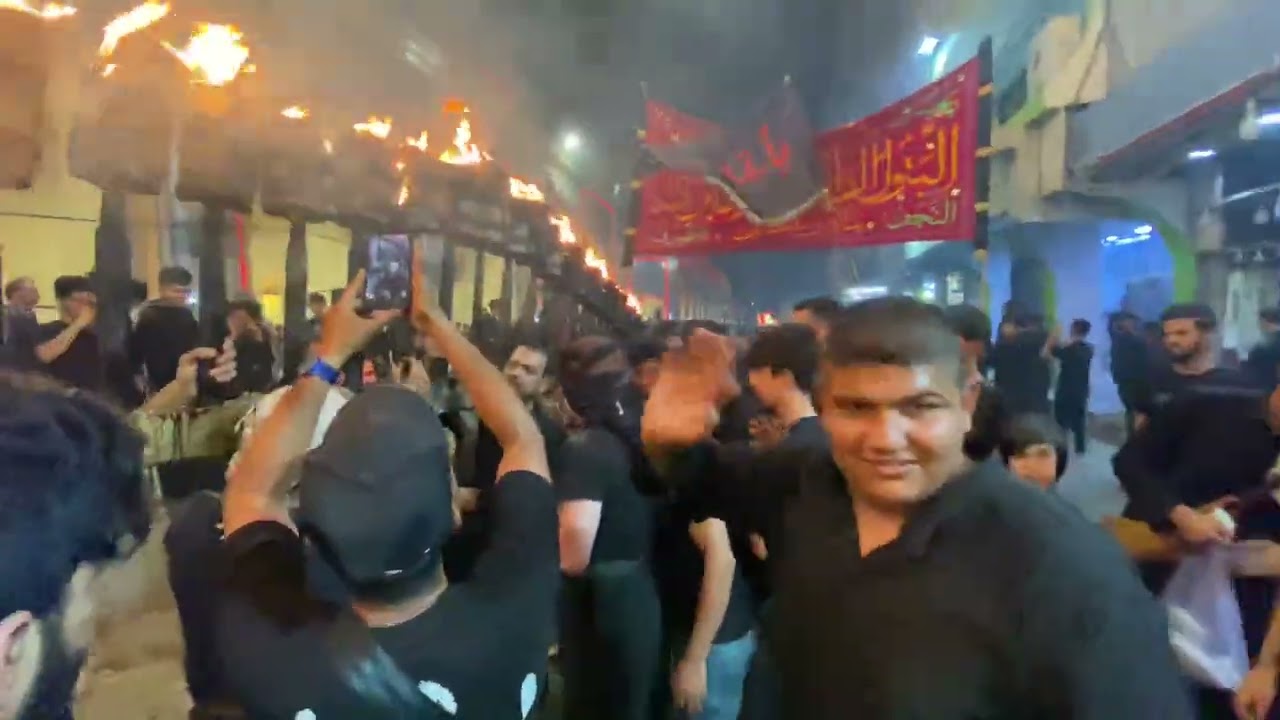 مشاعل النجف الاشرف موكب شباب القاسم 2022 $