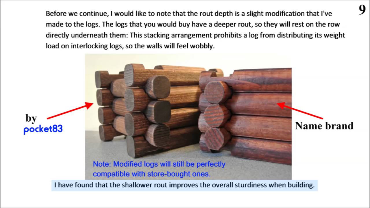 How To Make Lincoln Logs