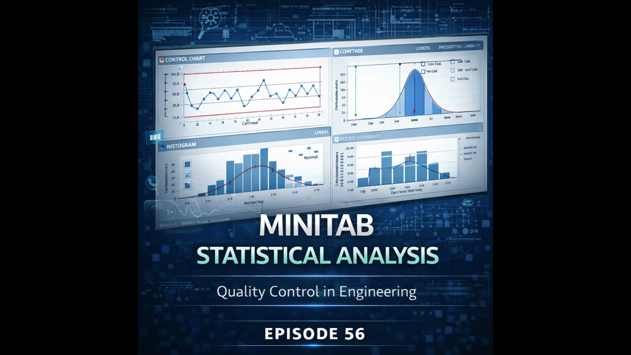 EP 56: Statistical Quality Control in Engineering Using Minitab
