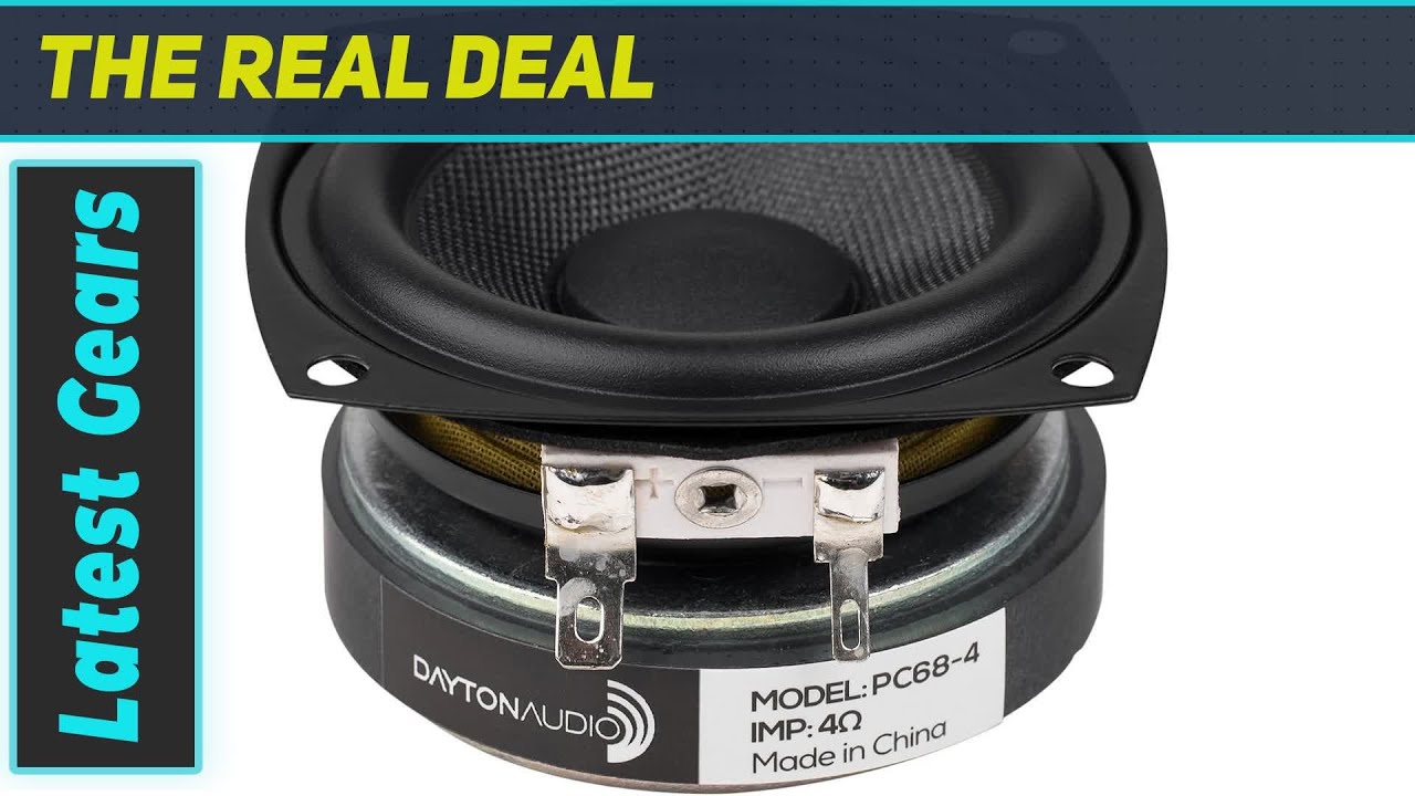 Dayton Audio PC68-4 Full-Range Speaker: Unveiling True Sound Prowess