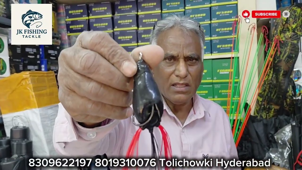 Dushman FROG | Cheeto FROG | Landing Bat | Rod Bag |Chikkam net | Hyderabad Fishing Store JK Fishing
