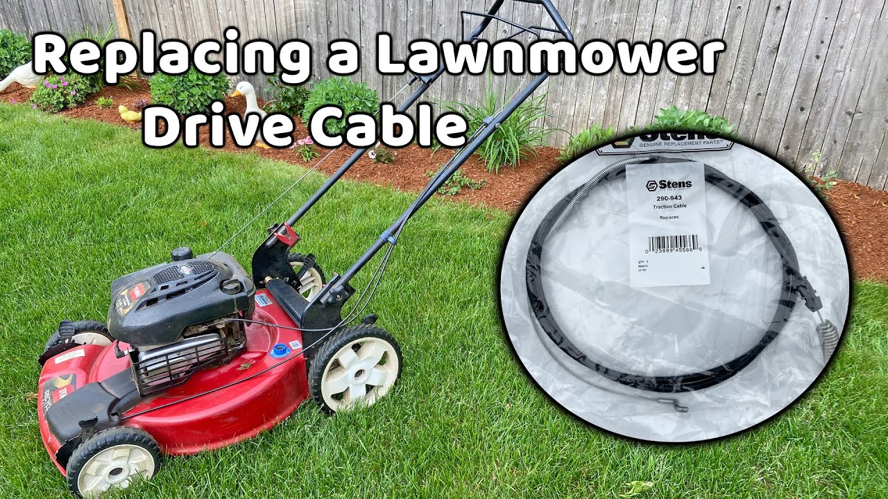 Replacing the Drive Cable on a Walk-behind Lawn Mower