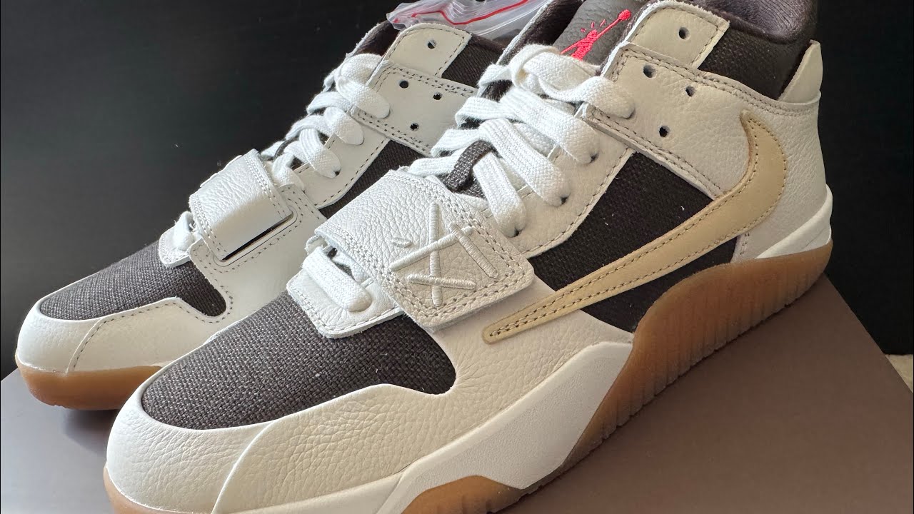 [開封]Travis Scott × Jumpman Jack TR Sail and Dark Mochaトラヴィススコット ×ジャンプマンジャック TR セイル アンド ダークモカ‐Goatで購入
