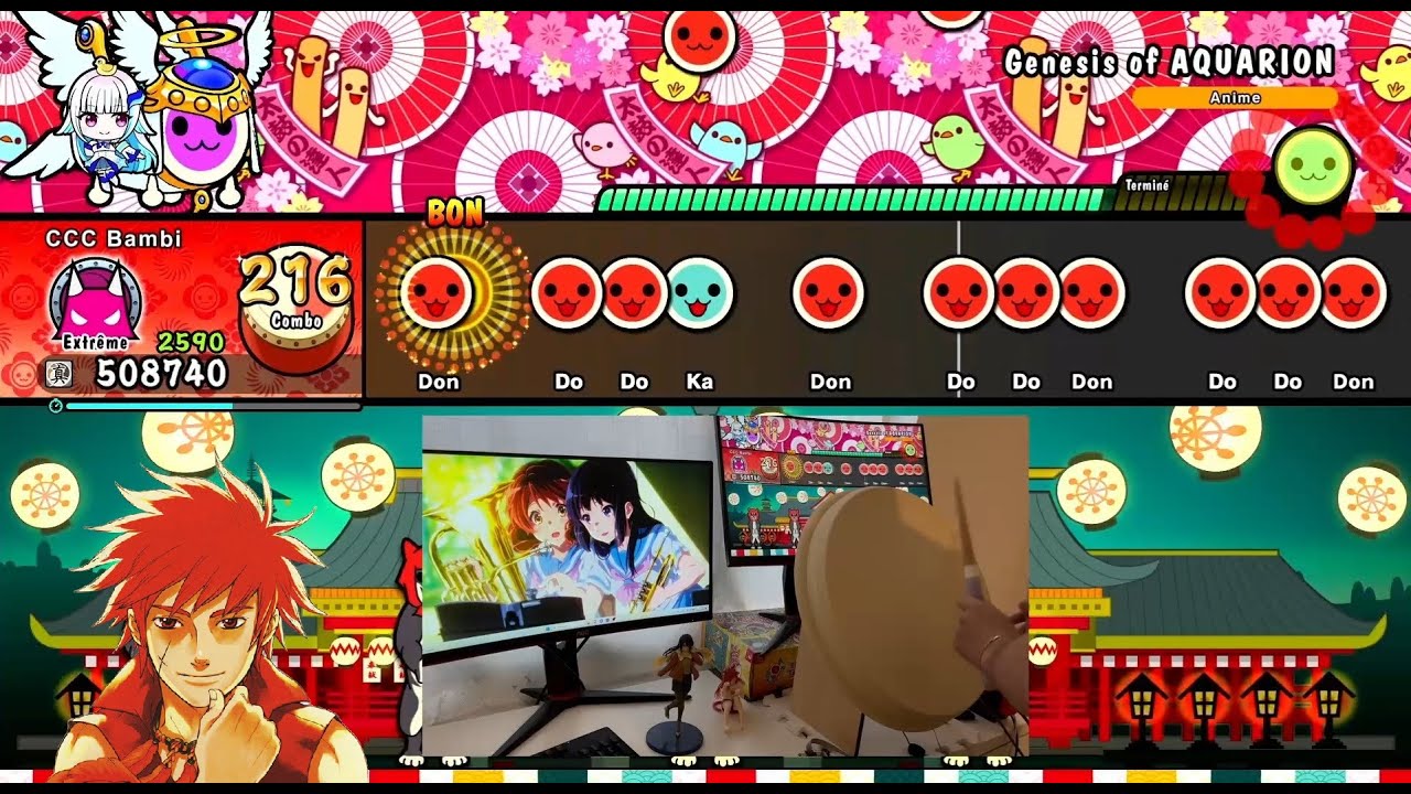 FC #38 - Genesis of Aquarion (from Genesis of Aquarion) - Taiko no Tatsujin [Oni 7★]