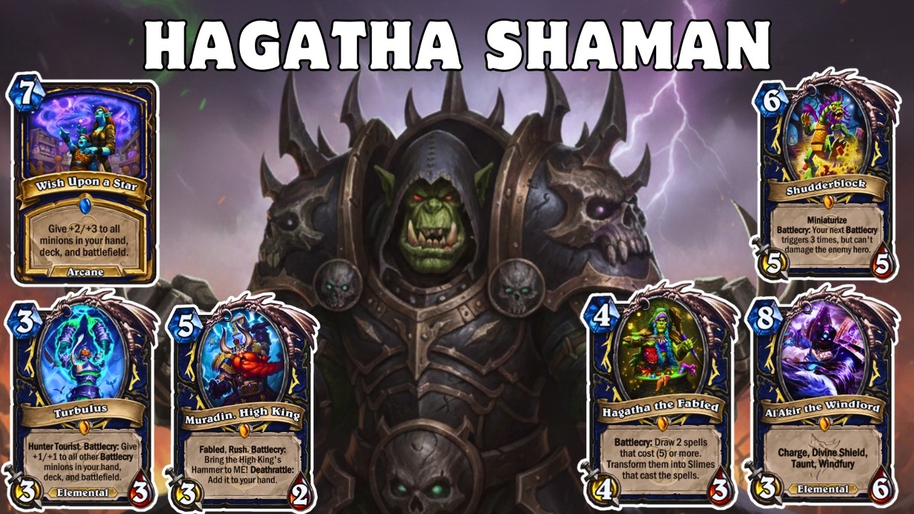 Merciless Rag &mdash; najlepsza talia szamana Hagatha do wspinaczki po legendzie &mdash; Hearthstone Standard