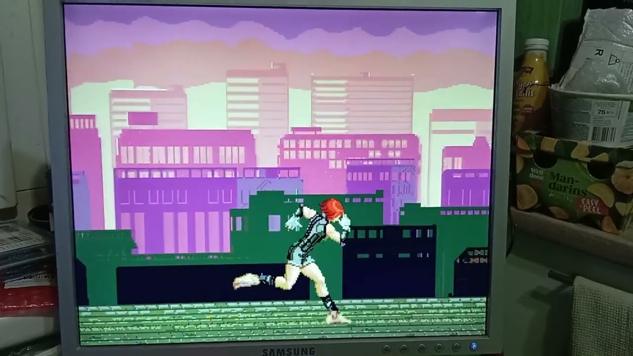 ESP32-S3 VGA without GPU — Parallax & Sprite Demo