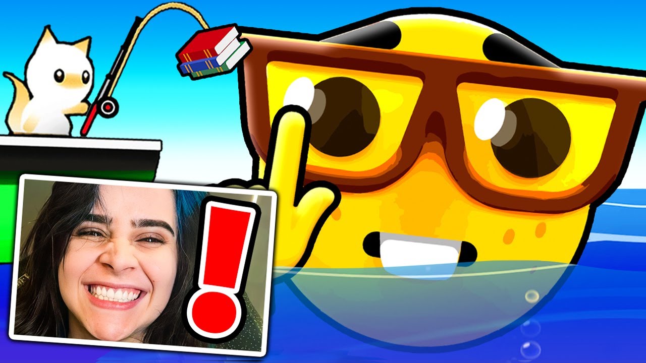 Pesquei o PEIXE NERD SECRETO! (CAT GOES FISHING)