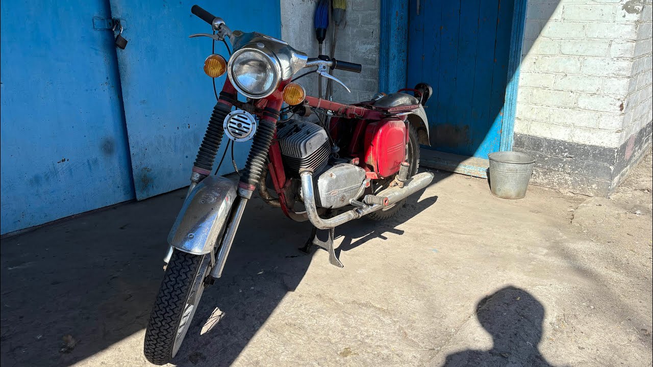 JAWA 350 старушка: зборка яви старушки после простоя. Часть 1