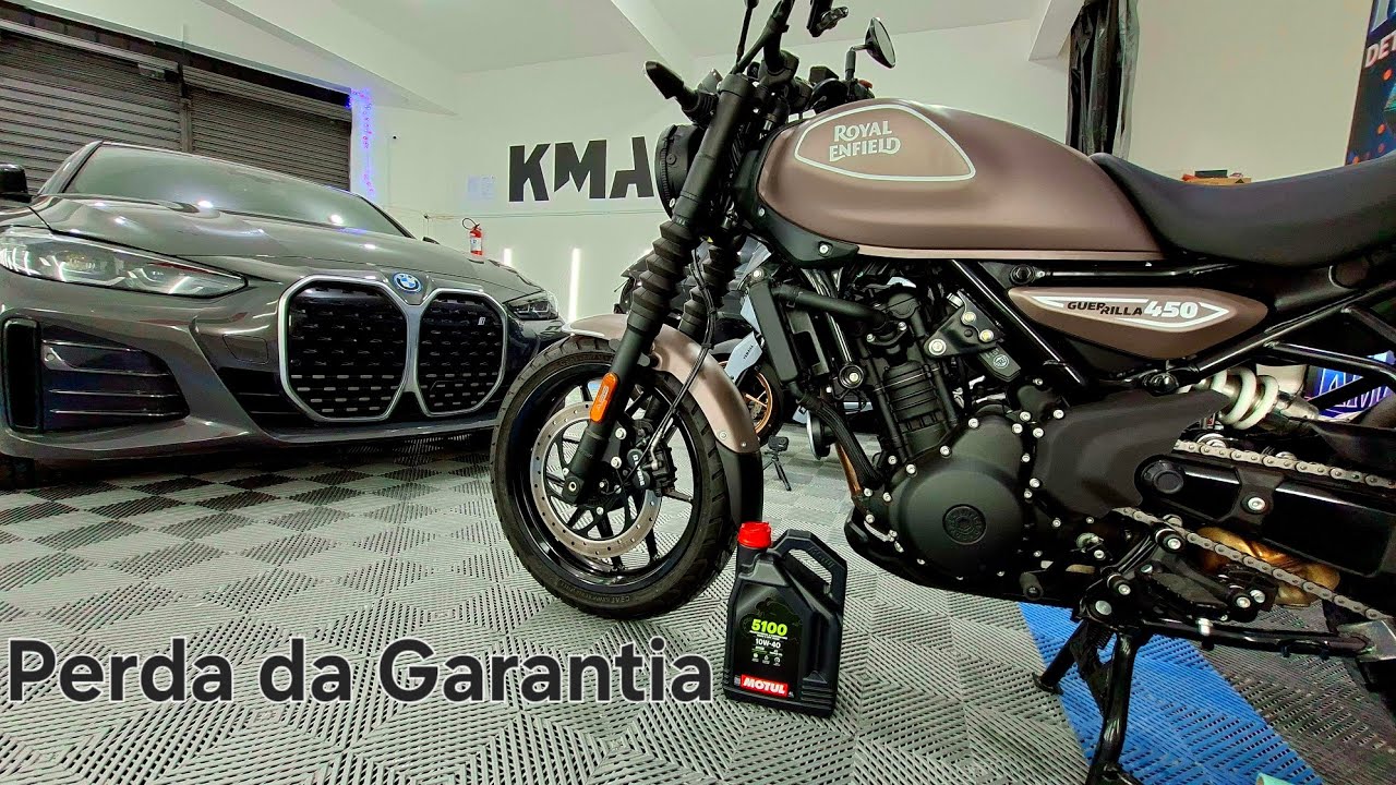 Perdi a Garantia da Guerrilla 450  1°Revisão 500km fora da Concessionária 