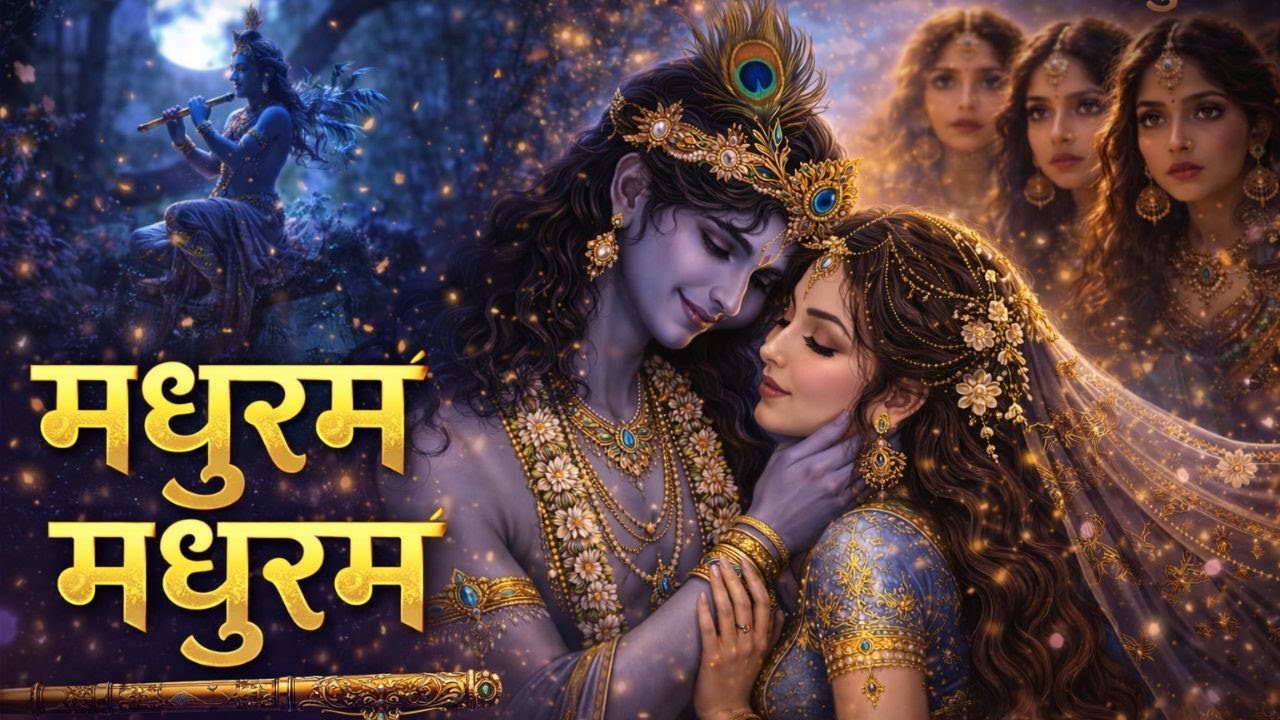 मधुरम् मधुरम्  Radha Krishna Prem Leela  Soulful Krishna Bhajan 2026