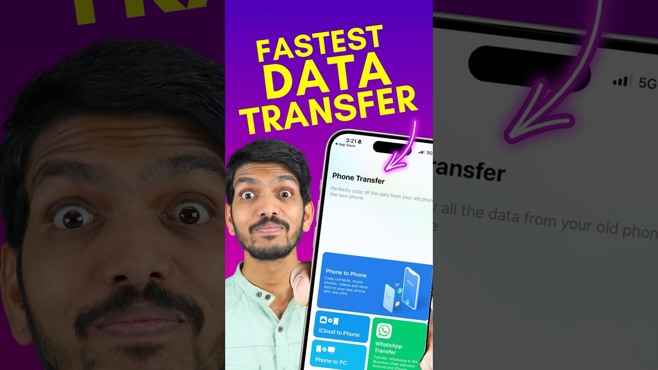 Best App for Android to iPhone Data Transfer - Fastest of All!🔥💯