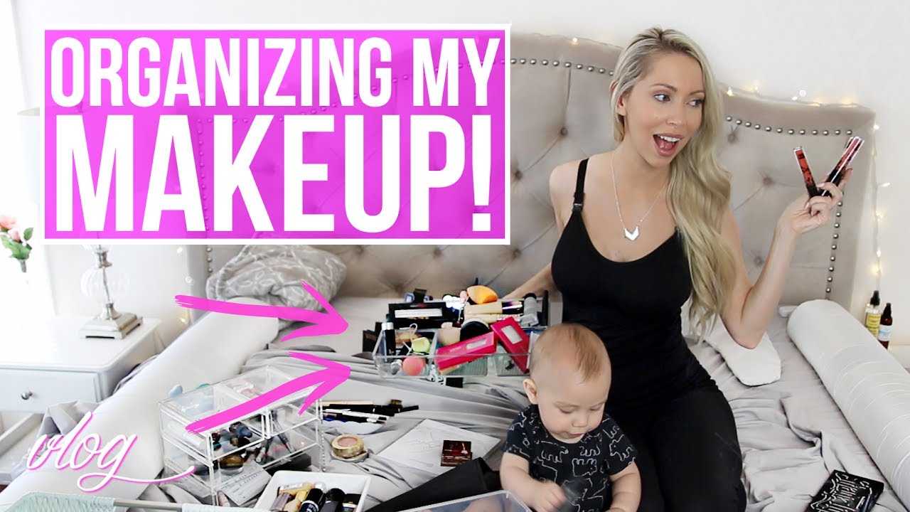 MAKEUP DECLUTTER AND ORGANIZATION!