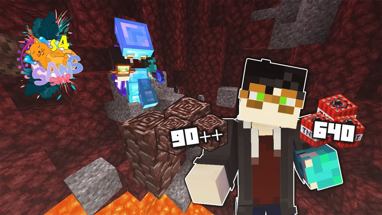 AKU KORBANIN 640 TNT UNTUK MENDAPATKAN 90++ ANCIENT DEBRIS!?【SANS SMP S4】