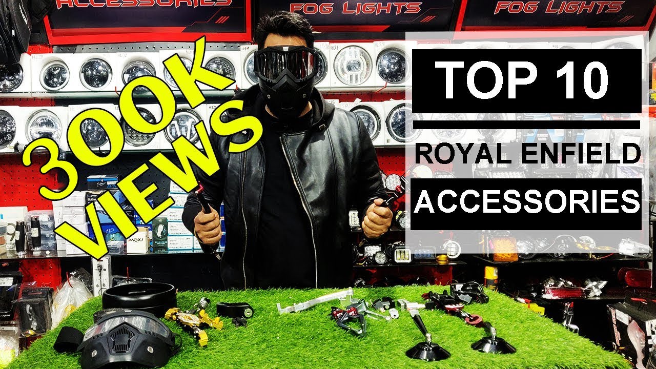 Top 10 Accessories for Royal Enfield Bullet | Royal Enfield Modification I Karol Bagh I Sansmotoshop