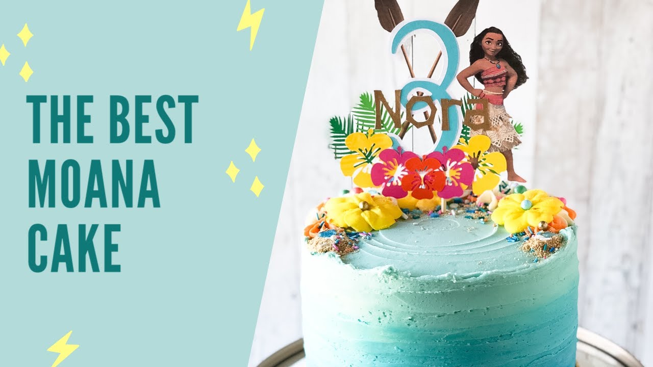 The CUTEST Moana Cake! | Kris Marie Bakes