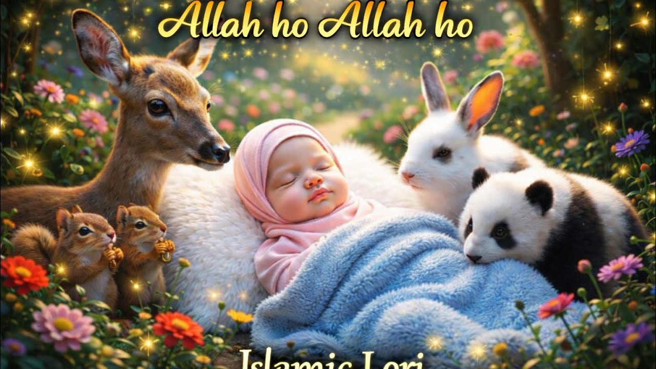 Allah ho Allah ho | Islamic Lullaby | Baby islamic nasheed #islamiclullaby 