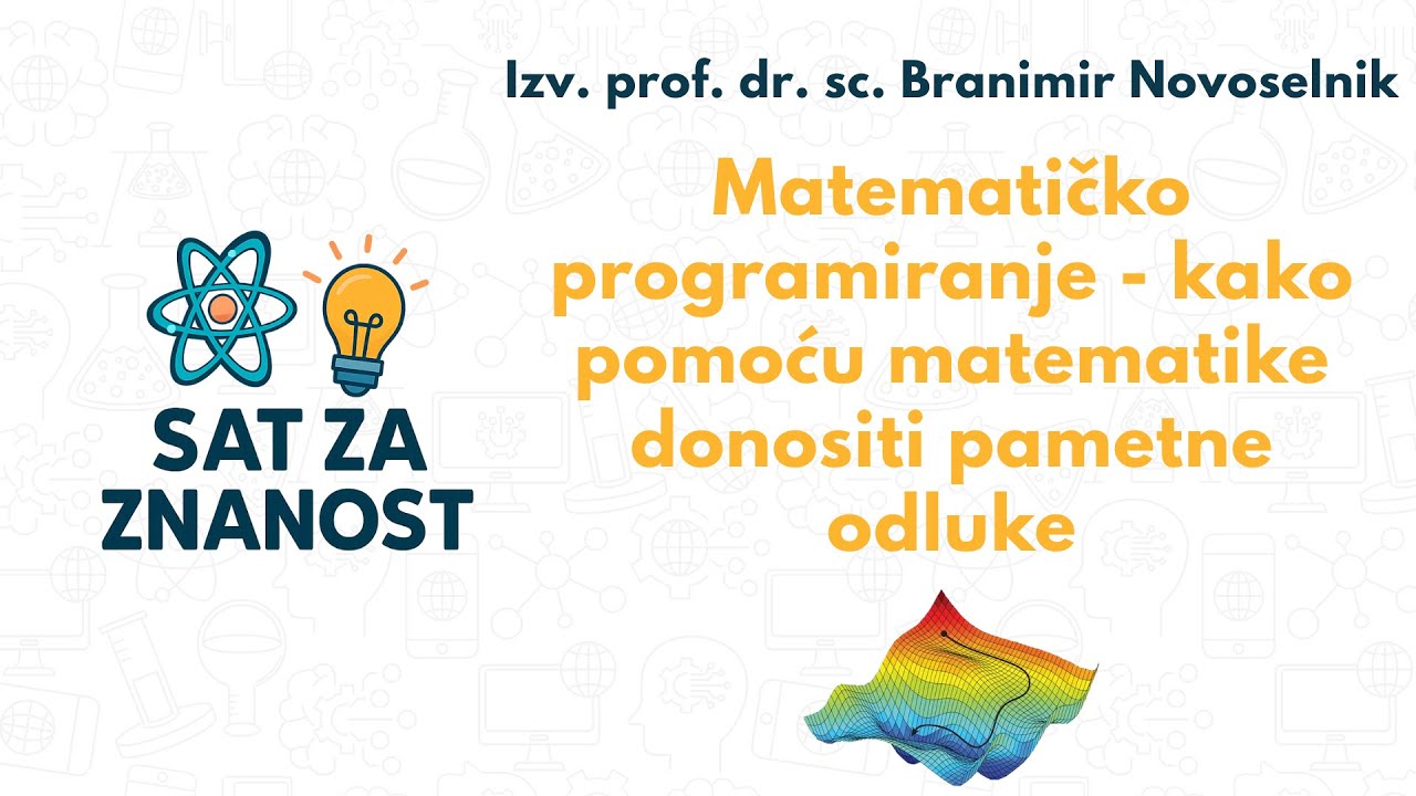 Izv. prof. dr. sc. Branimir Novoselnik - Matematičko programiranje
