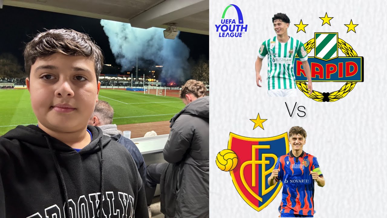 Fc Basel vs Rapid Wien UEFA youth league|VIP sitze.🥹🤩