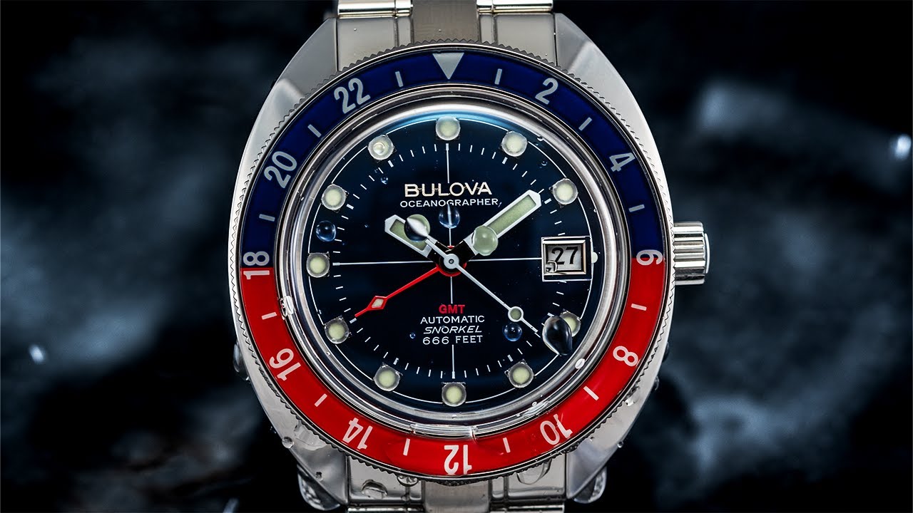 Новый двухцветный безель «True» GMT чуть дороже 1000 долларов — обзор Bulova Oceanographer GMT